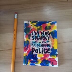 Handcrafted wood signs